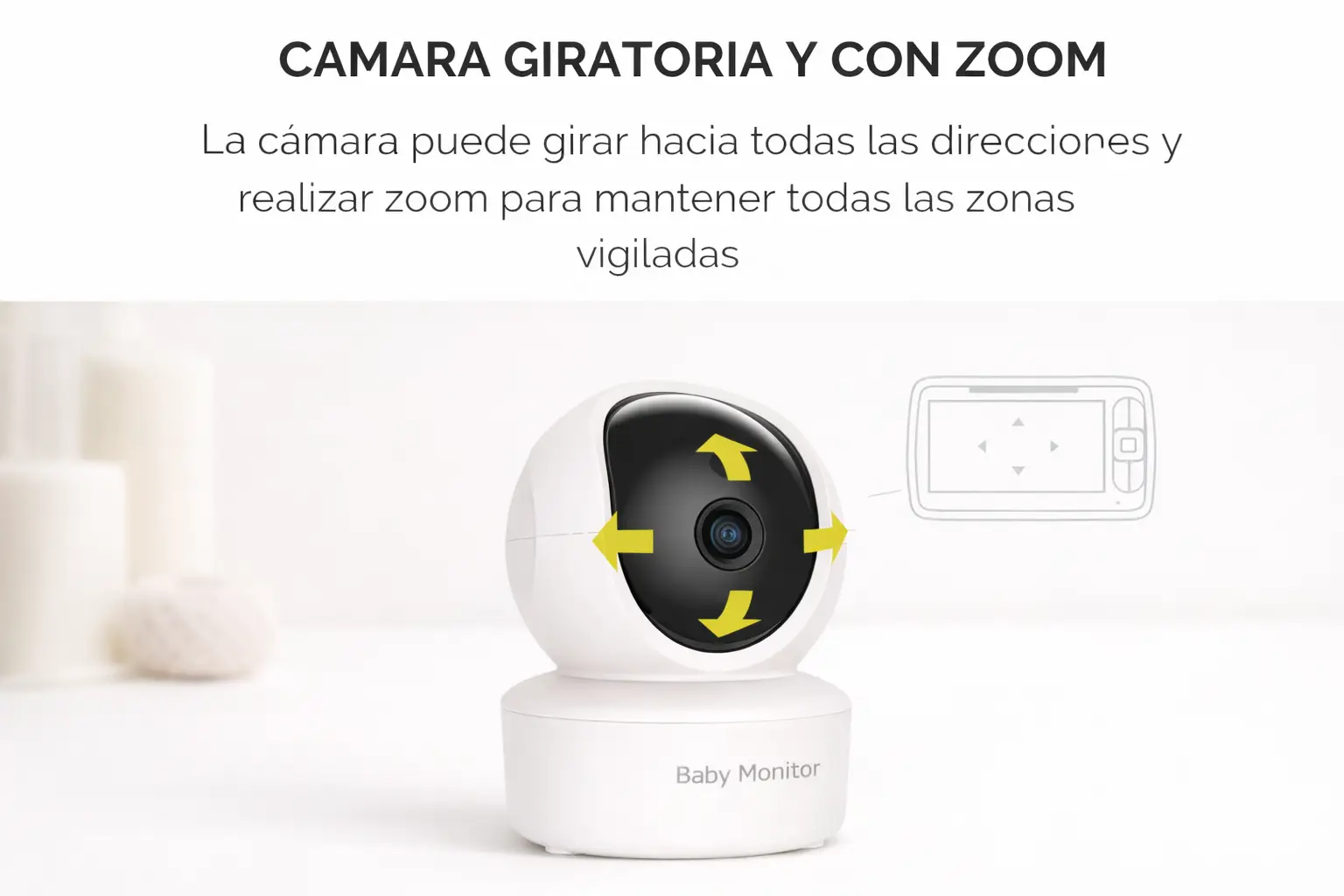 Baby Call con Cámara HD y Visión Nocturna - Imagen 2